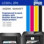 Brother LC501XL Black High Yield Ink Cartridges, 2/Pack (LC501XL2PKS)~#|#~5AA70B3D-DDE7-4BA3-AB7A7C0EE2416C1C_sc7