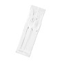 Dixie Individually Wrapped Polystyrene Cutlery Set, Medium-Weight, White, 4 Pieces/Set, 250/Carton (CM26NC7)~#|#~5AAA0FDC-1AD8-4CFA-B85E9B9D01D9A6E5_sc7