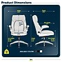 Serta Morrisen Ergonomic Faux Leather Executive Chair, Cool Off White (52958-OWHT)~#|#~5AB2000C-8FEE-4E23-A8EBAC8FF58B34D1_sc7