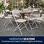 Flash Furniture HERCULES™ Plastic Armless Folding Chair, Premium White, 4/Pack~#|#~5AB2BF22-116E-46EC-9174924CD3D1D23B_sc7