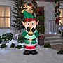 National Tree Company 6' Inflatable Trumpet Playing Elf (GE9-118906-1)~#|#~5AB4CAC1-E6ED-4F8E-A11E653BCD11D0D0_sc7