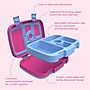 bentgo Kids Bento Box, 5-Compartment, Rainbows and Butterflies, 19.2 oz. (BGKDPT-RBO)~#|#~5ABD0E57-5560-434D-B58FF4A2A076C957_sc7