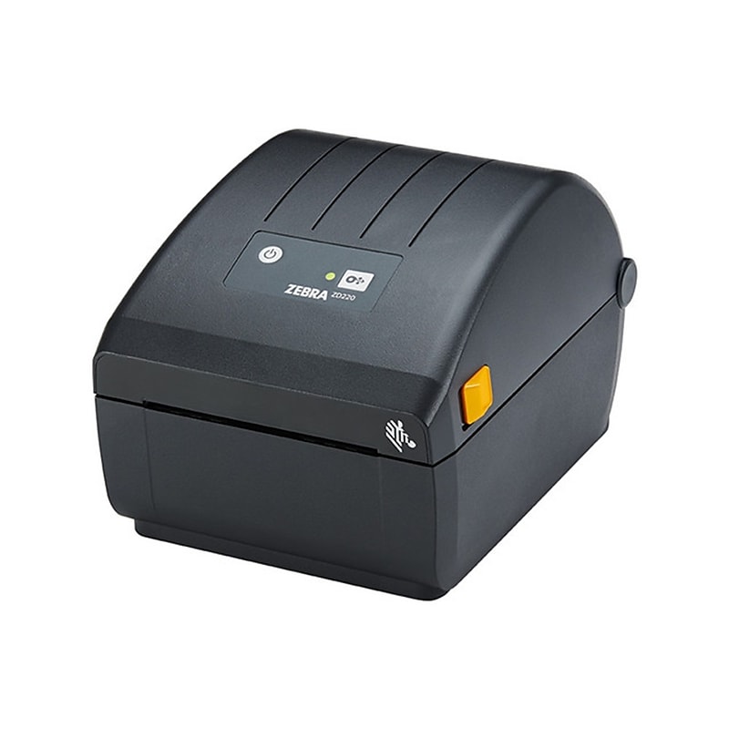 Zebra ZD220 Thermal Transfer Barcode Label Printer, USB, Black image 1