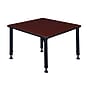 Regency Square Activity Table, 30" x 30", Height Adjustable, Mahogany (TB3030MHAPBK)~#|#~5AC477A5-98F1-43E5-A4F9BA51E8AFA27E_sc7