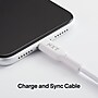 NXT Technologies™ 6 ft. Braided  Lightning  to USB-C Cable, White (NX60476)~#|#~5AC5B75D-6482-4A52-9ED17CFE327BDD9C_sc7