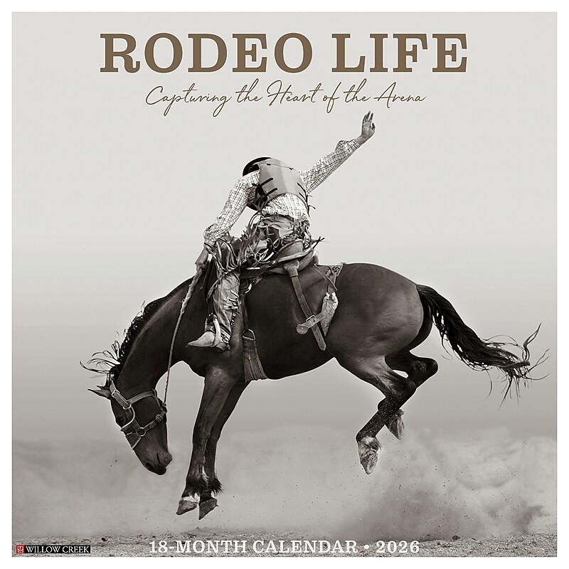 2026 Willow Creek Rodeo Life 12" x 12" Monthly Wall Calendar (56103) image 1