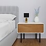 Simple Designs Whimsical Wave 13.4" LED Table Lamp, Gold Base/Black Shade (LT2123-GLD)~#|#~5ACBE33C-60EE-411E-A0CB5BADFF6B2B0C_sc7