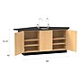 Diversified Woodcrafts Student Workstation with Sink, Oak Wood (2944K)~#|#~5AD0EC44-2DDA-4EAF-9B7D48B48F3ECDF4_sc7