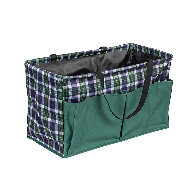 Household Essentials Everyday Krush 13-Gallon Collapsible Laundry Bag, Polyester, Multicolored (HE1129) image 1