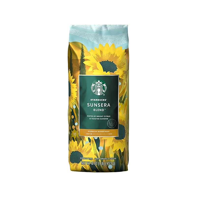 Starbucks Sunsera Blend Coffee Bag, Light Roast, 16 oz., 6 Bags/Case (12607608) image 1