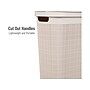 Mind Reader 10.57-Gallon Hamper with Lid, Plastic, Ivory (40FABHAMP-IVO)~#|#~5ADB1FFF-2764-4D78-BA7EF253F656E6B6_sc7