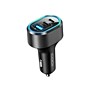 CODi 65W Triple Car Charger, USB-A & USB-C Outputs, Black (A01111)~#|#~5ADBCD60-FF17-4D68-A111827F123173FD_sc7