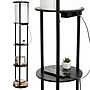 Simple Designs Etagere Organizer Storage 62.5" Floor Lamp with 2 USB Charging Ports and 1 Charging Outlet, Black (LF2010-BLK)~#|#~5ADFC593-3F9D-459E-BEF64895AD10A2C5_sc7
