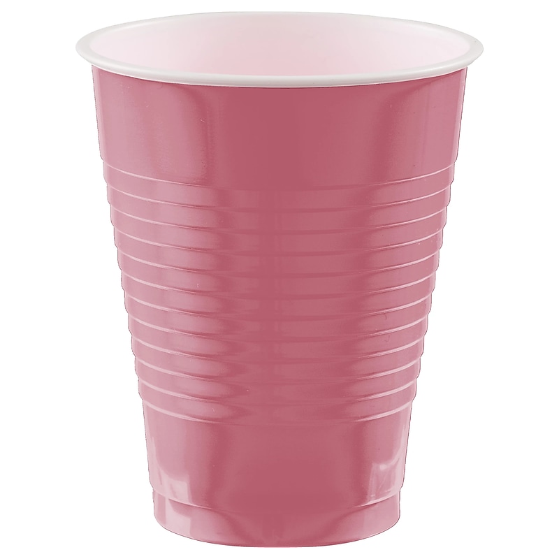 Party City Plastic Cup, 18 oz., Mauve, 50/Pack (AM431754-164-NS) image 1