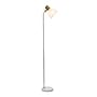 Simple Designs Farmhouse Fusion 55.91" Iron Floor Lamp with Round Shade, White (LF2019-WHT)~#|#~5AEB51CF-3D57-4B7C-85D1DEDADCE06868_sc7