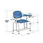 Viva Comfort Adjustable Antimicrobial Bariatric Phlebotomy Blood Drawing Chair, 400 lbs. Capacity, Blue (ADI997-01-BLU-MK)~#|#~5AEE8F6B-4AA3-4882-86B3052AABC2BC65_sc7