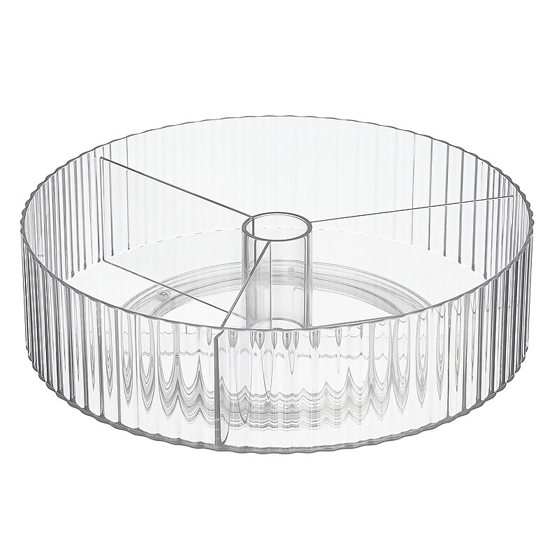 mDesign Plastic Organizer, Clear (24135W) image 1