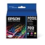 Epson T702XL/T702 Black High Yield and Cyan/Magenta/Yellow Standard Yield Ink Cartridge, 4/Pack   (T702XL-BCS)~#|#~5AF65919-E728-4DFF-A49763C1B2A73940_sc7