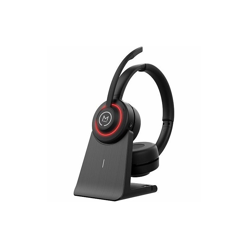 Morpheus 360 Sanctuary Wireless Noise Canceling Bluetooth Stereo Over-The-Ear Computer Headset, MS Certified (HS6750ANC) image 1