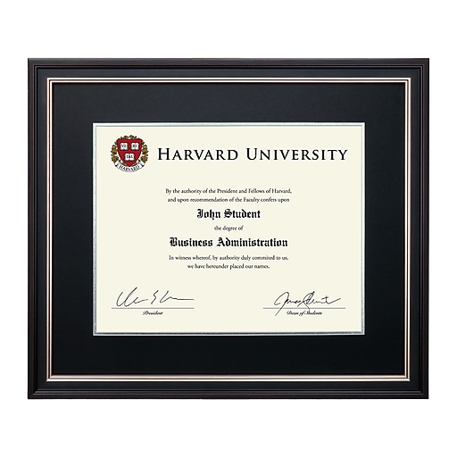 Excello Global Products 11" x 14" Composite Wood Photo/Document Frame