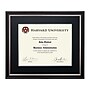 Excello Global Products 11" x 14" Composite Wood Photo/Document Frame, Black/Silver/Red (EGP-HD-0383A)~#|#~5B02C003-99D2-4F19-B830C414744908F7_sc7
