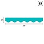 Creative Teaching Press Core Decor EZ Border, 3" x 2', Turquoise Wavy, 24/Pack, 3 Packs/Bundle (CTP11062-3)~#|#~5B05D090-2508-4509-983A2DBBD165D918_sc7
