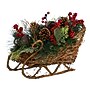 Nearly Natural Artificial Christmas Sleigh with Pine, Pinecones and Berries Christmas Arrangement, 18" (A1860)~#|#~5B0E6F63-0189-4E39-A4F9E289D7875961_sc7