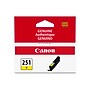 Canon 251Y Yellow Standard Yield Ink Cartridge (6516B001)~#|#~5B1551F6-68EF-49EA-838E1E6C9565B0D7_sc7