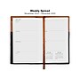 2025 Global Printed Products 3.5" x 6" Weekly & Monthly Planner, Faux Leather Cover, Black/Brown (SPLS25-BRN36-P)~#|#~5B17673B-1E69-4289-BCF908C16DF4B47E_sc7