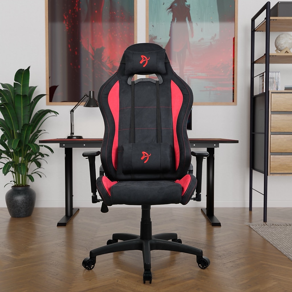 Gaming chair in a home office setup