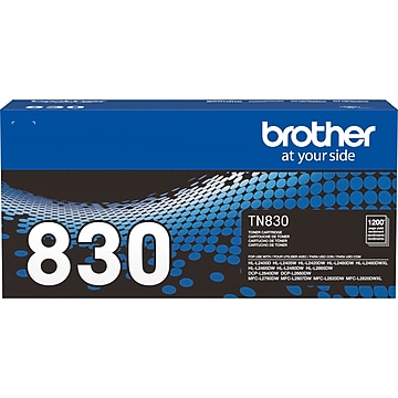 Brother TN830XL Black High Yield Toner Cartridge, Print Up to 3,000 Pages | Staples Brother TN830XL Black High Yield Toner Cartridge, Print Up to 3,000 Pages | Staples