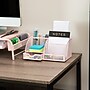 Mind Reader 7-Compartment Metal Desk Organizer, Pink (JOEORG-PNK)~#|#~5B2504DF-9093-4C4A-A77B7DDB95C9F23F_sc7