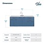 Viva Comfort 36.75'' H x 72" L Medical Cabinet with Center Sink, 6-Doors, 3-Drawers, Blueberry (902BASE72CSBL)~#|#~5B25772A-5E8C-4742-8C030279C9F58EF6_sc7
