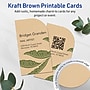 Avery Rectangle Single Rounded Corner Business Cards, Matte Kraft Brown, 80/Pack (19479398938)~#|#~5B27367D-0D86-40B8-A86EF4F08A3C849A_sc7