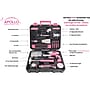 Apollo Tools Household Tool Set, 135-Piece, Pink/Black (DT0774P)~#|#~5B2C5F2A-FDA6-424A-976A3ED1B7018A06_sc7