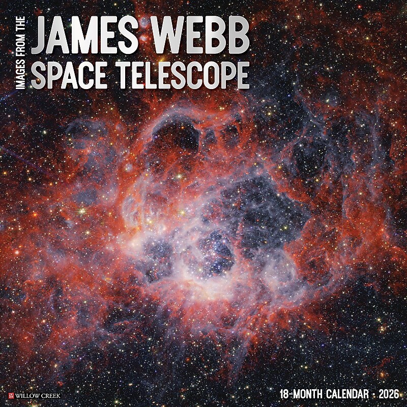 2026 Willow Creek James Webb Space Telescope 12" x 12" Monthly Wall Calendar (55878) image 1
