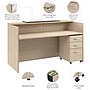 Bush Business Furniture Arrive 72"W Reception Desk with Counter and Mobile File Cabinet, Natural Elm (ARV008NE)~#|#~5B3352B1-6CCF-406F-AE4F81906DF203E3_sc7