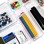 Mind Reader Stackable Plastic Desk Tray Set, Clear, 8 Pieces (DRORG8-CLR)~#|#~5B34F10A-EFE4-446F-91A02A8FA4C37406_sc7