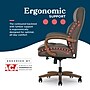 La-Z-Boy Colston Ergonomic Vegan Leather Swivel Executive Chair, Mocha Brown (60120-MBRN)~#|#~5B398303-9EAF-4FF1-B03F904EFB2FC1E4_sc7