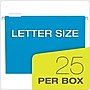 Pendaflex Recycled Hanging File Folders, 1/5 Tab, Letter Size, Blue, 25/Box (81603)~#|#~5B3FD7AB-0FA3-481E-9E3BAA54BB3603F8_sc7