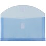 JAM Paper Premium Plastic Filing Envelope with Hook & Loop Closure, 5 1/4" x 10", Blue, 3/Pack (921V1BUX3)~#|#~5B41464A-896E-4E48-A1092348FCED3F25_sc7