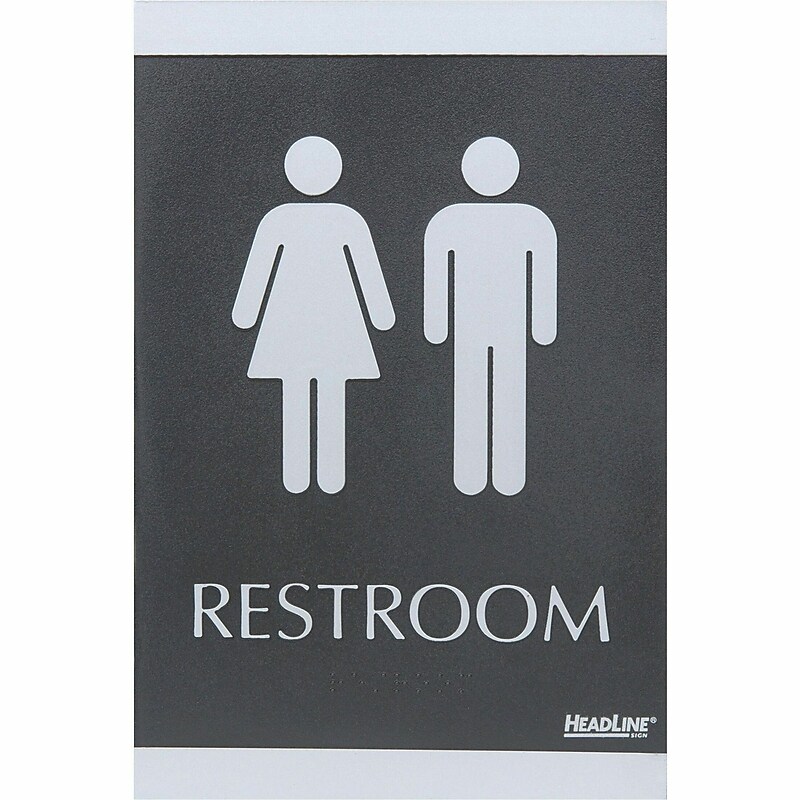 Headline Signs ADA RESTROOM Sign image 1