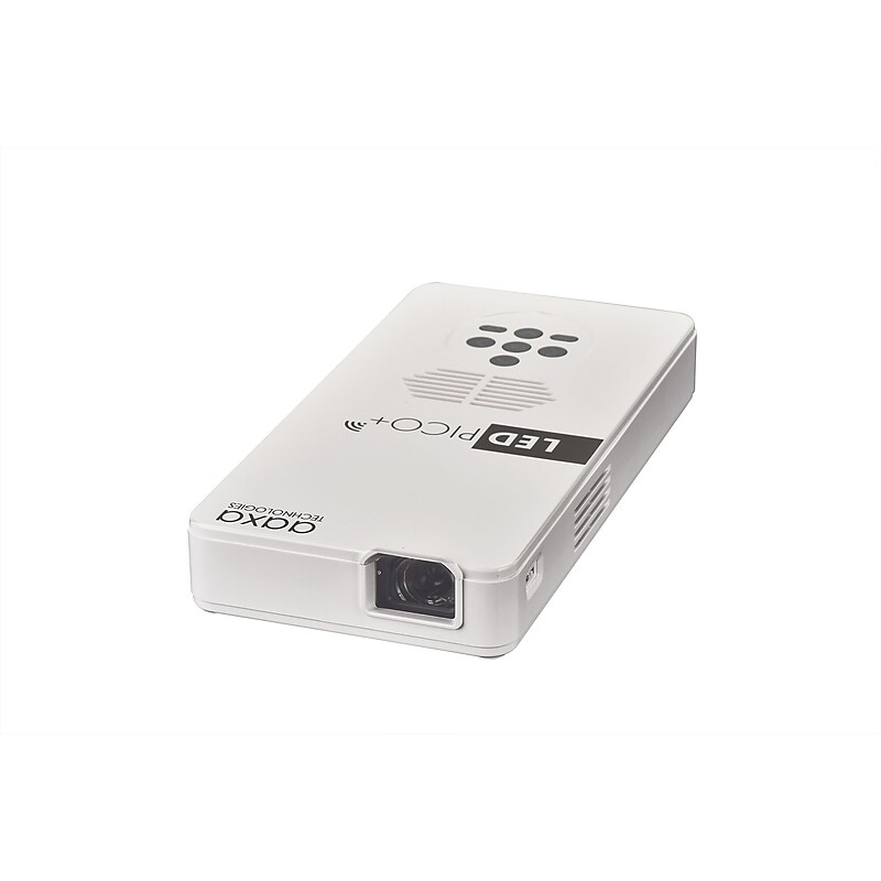 AAXA Pico+ MAX Mini Wireless Portable DLP Handheld Projector, White (KP-101-04) image 1