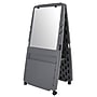 Iceberg Mobile Presentation Flip Chart Easel with Dry-Erase Surface, Charcoal, 73" x 33" x 28" (30237)~#|#~5B4B0A3F-BF49-4580-A5FE13F1C6CA29D8_sc7