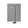 Adesso Lucas 54" Matte Black/Antique Brass Floor Lamp with Cone Shade (4263-01)~#|#~5B5BE680-1092-47A0-B5667D4CCB76D375_sc7