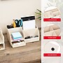 Staples 7-Compartment Plastic Desk Organizer, Warm White (ST63873)~#|#~5B5BEDEA-DD67-4BEB-AD94C9109390F7E3_sc7