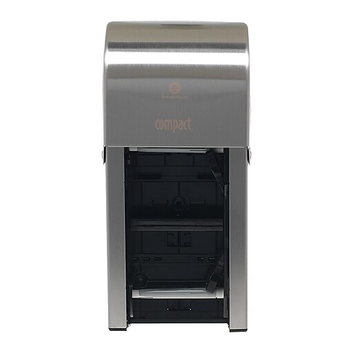 Georgia-Pacific Compact Coreless Toilet Paper Dispenser, Stainless