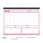 2026-2027 Blue Sky Stripes 17" x 22" Academic Monthly Wall Calendar, Pink/White (157615)~#|#~5B5FE0C9-F9A7-492B-A52D0EDCF7CEAB26_sc7