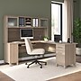 Bush Home Somerset 72"W L Shaped Computer Desk with Hutch, Ash Gray (SET001AG)~#|#~5B6182CA-0BD1-4321-B58343611A404072_sc7