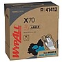 WypAll PowerClean X70 Cloths, 8.34" x 16.8", Blue, 96 Sheets/Box, 10 Boxes/Carton (41412) ~#|#~5B64096F-A17D-40AA-9D82E2601280ED36_sc7